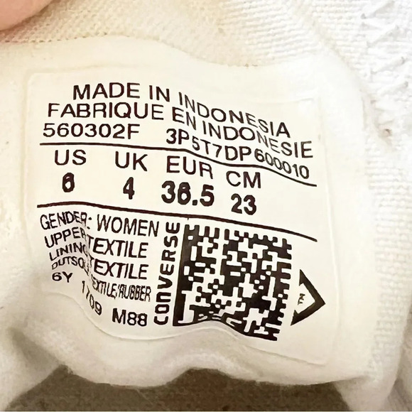 Converse Allstar Silver Sparkle Classic Sneakers Size 6 Women’s Wedding Chucks - Picture 4 of 10